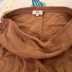 GRACE SLIP SKIRT(Japanese Cupro)Manzanita color. Size small. Shown wrinkled